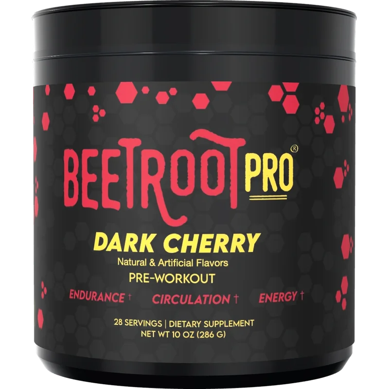 Beetroot Pro patented betaine nitrate pre-workout for endurance athletes